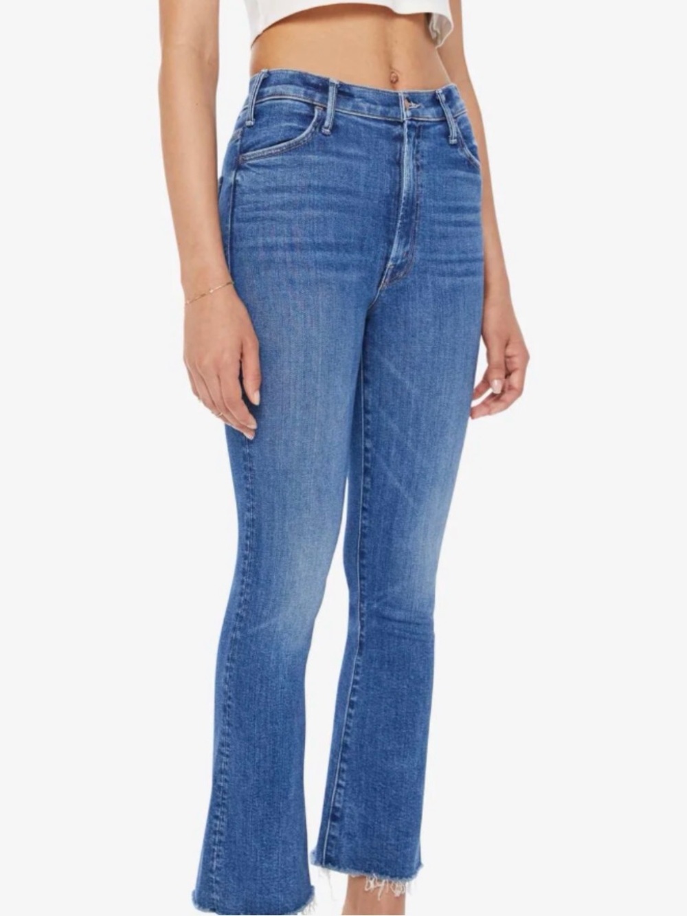 High-Rise Blue Bootcut Women’s Jeans